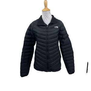 The North Face Jacket Womens M Medium Black 800 Pro Down Quilted Full Zip *READ
